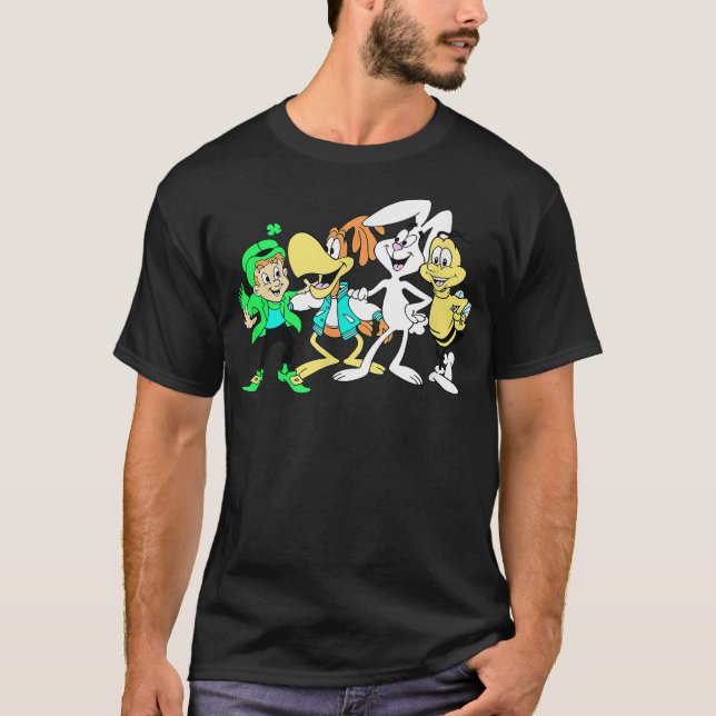 General Mills Squad Lucky Sonny Trix Rabbit & Buzz T-Shirt (Vorderseite)