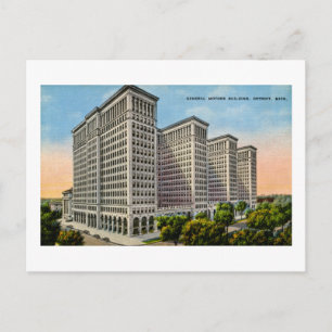 General Motors Building, Detroit, Michigan Postkarte
