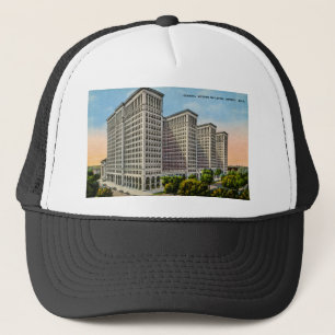 General Motors Building, Detroit, Michigan Truckerkappe