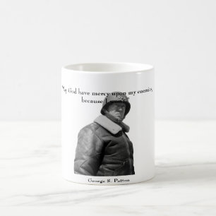 General Patton und Zitat Kaffeetasse