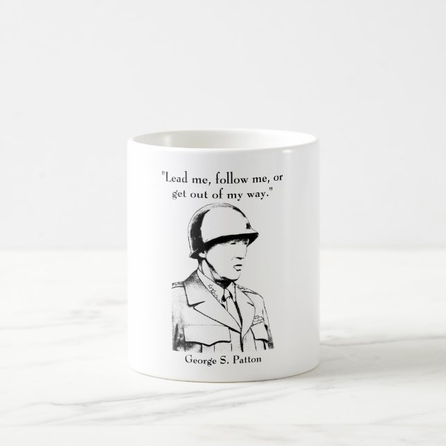 General Patton und Zitat Tasse (Mittel)
