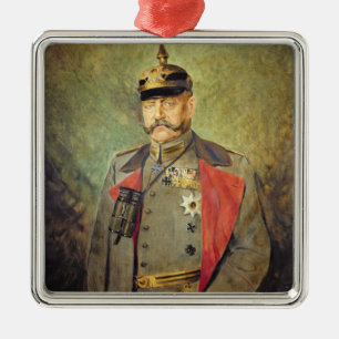 General Paul von Hindenburg, c.1916 Silbernes Ornament