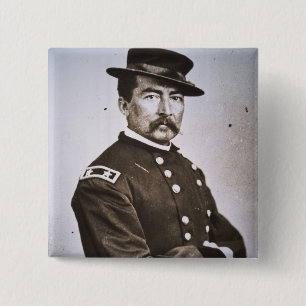 General Philip H. Sheridan (1831-88) (b/w Foto) Button