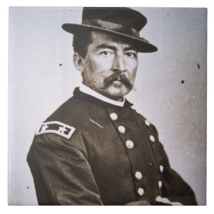General Philip H. Sheridan (1831-88) (b/w Foto) Fliese