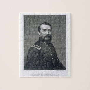 General Philip Sheridan, graviert von einem Puzzle