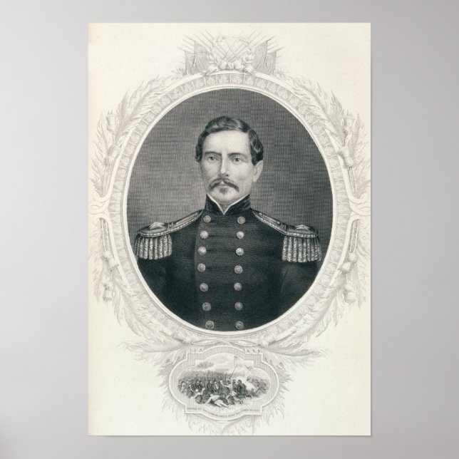 General Pierre Gustave Toutant Beauregard Poster (Vorne)