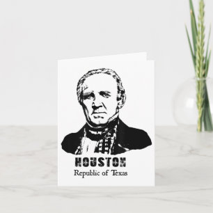 General President Sam Houston Republic Texas Revol Karte