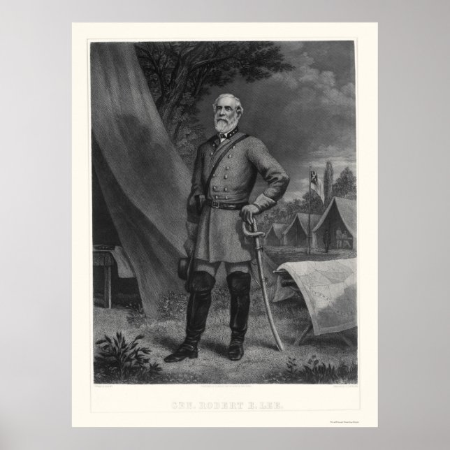 General Robert E Lee 1867 Poster (Vorne)