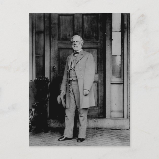 General Robert E Lee Postkarte (Vorderseite)