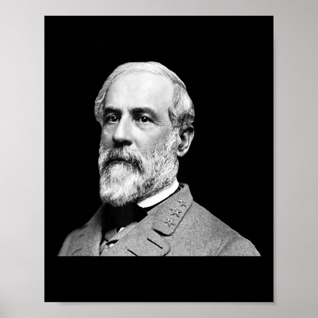 General Robert E Lee - Ziviler Krieg Poster (Vorne)