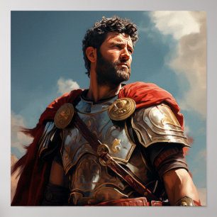 General Roman Maximus als Gladiator Poster - Anci
