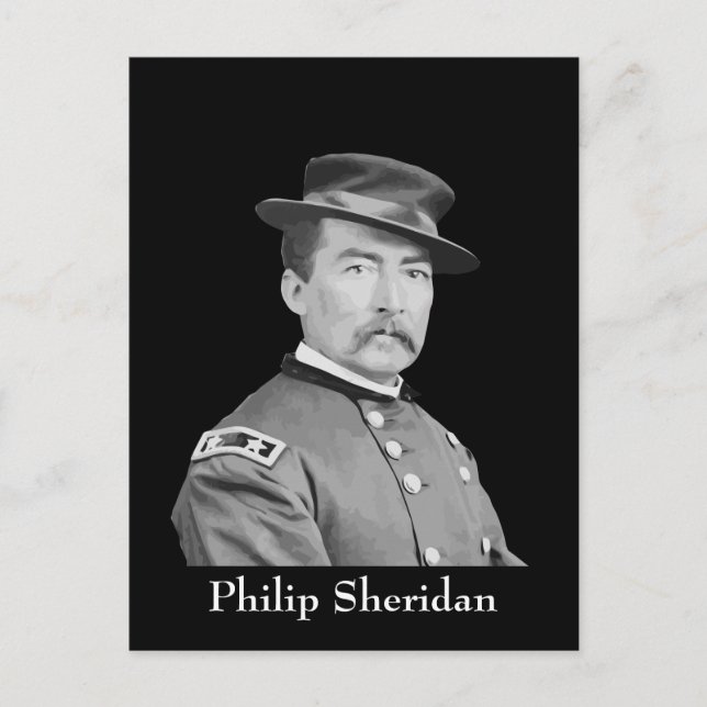 General Sheridan Postkarte (Vorderseite)