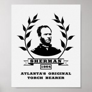 General Sherman - Atlantas ursprünglicher Poster