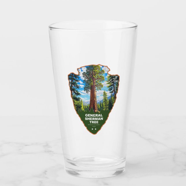 General Sherman Tree Sequoia NP Arrowhead Glas (Vorderseite)