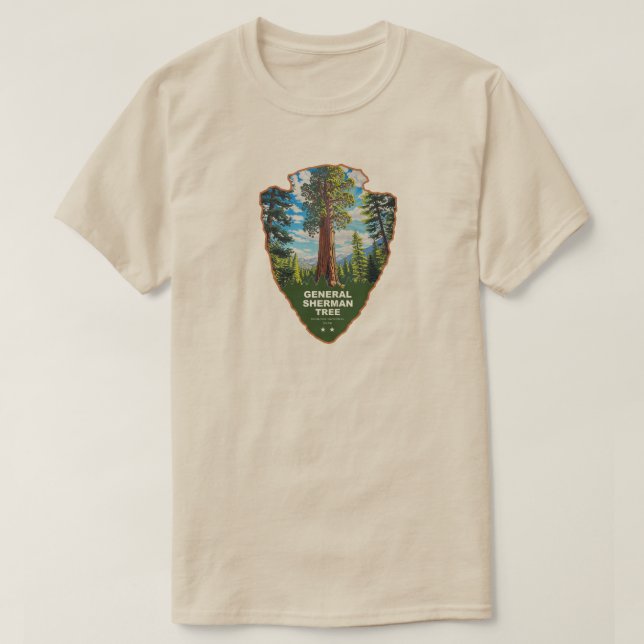 General Sherman Tree Sequoia NP Arrowhead T-Shirt (Design vorne)