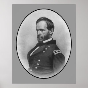 General Sherman — Ziviler Kriegsheld Poster