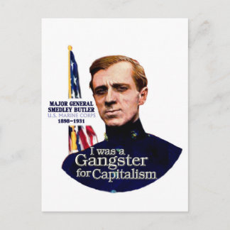 General Smedley Butler Postkarte