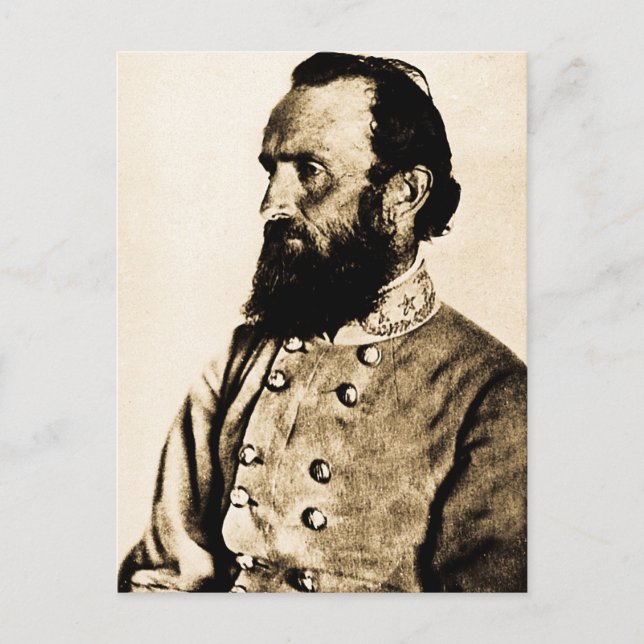 General Stonewall Jackson Postkarte (Vorderseite)