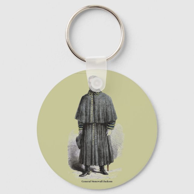 General Stonewall Jackson Schlüsselanhänger (Vorderseite)