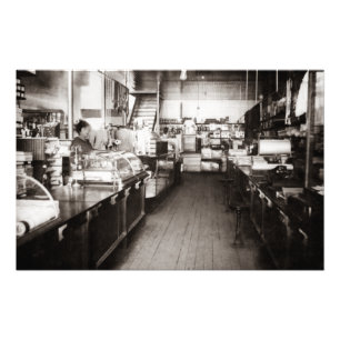 General Store Capac Michigan Vintag Ende 1800 Fotodruck