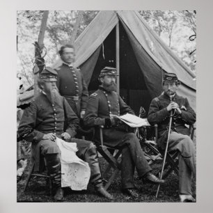 General Sykes und Personal Poster