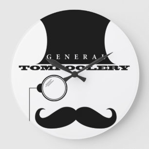 General Tomfoolery Wall Clock Große Wanduhr