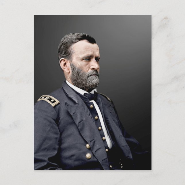 General Ulysses S. Grant Postkarte (Vorderseite)