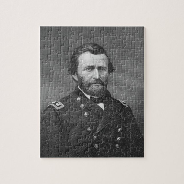 General Ulysses Simpson Grant, graviert nach einem Puzzle (Vertikal)
