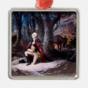 General Washington betend bei Valley Forge, PA Ornament Aus Metall