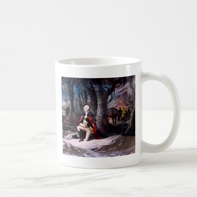 General Washington, das an der Tal-Schmiede, PA Kaffeetasse (Rechts)