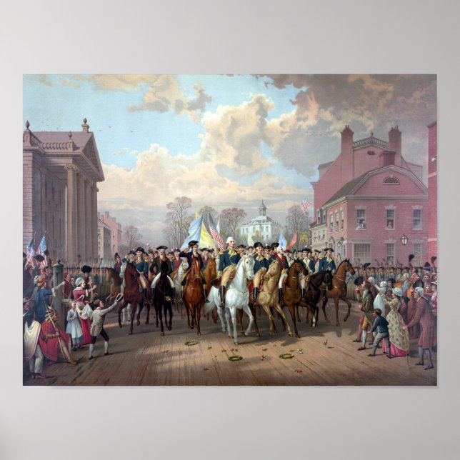 General Washington Enters New York Poster (Vorne)