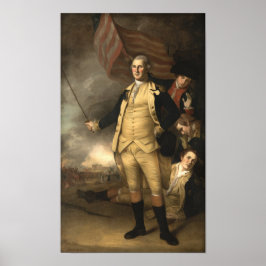 General Washington in der Schlacht von Princeton Poster