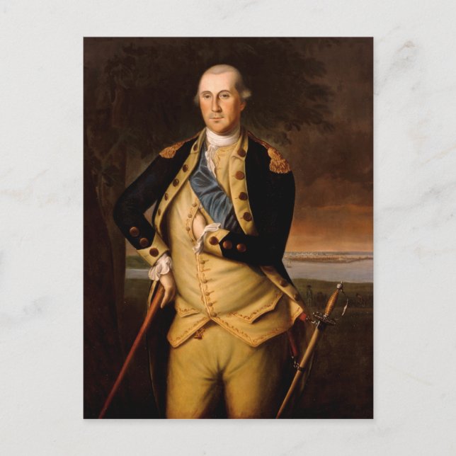 General Washington Postkarte (Vorderseite)