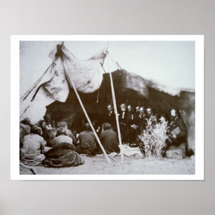 General William T. Sherman (1820-1891) ist Präside Poster