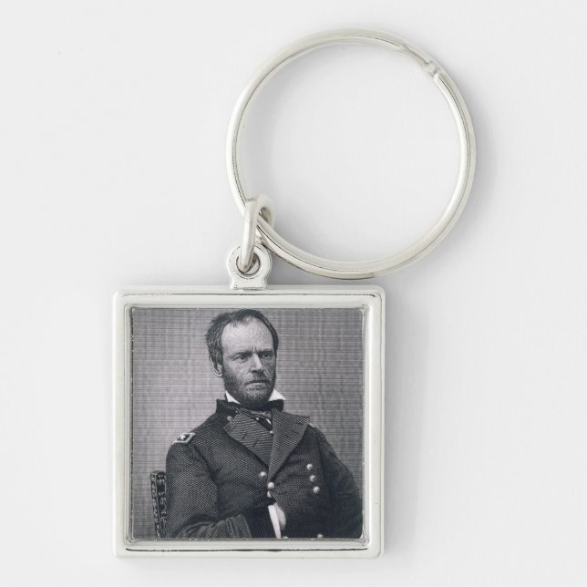 General William Tecumseh Sherman, graviert nach a Schlüsselanhänger (Vorne)
