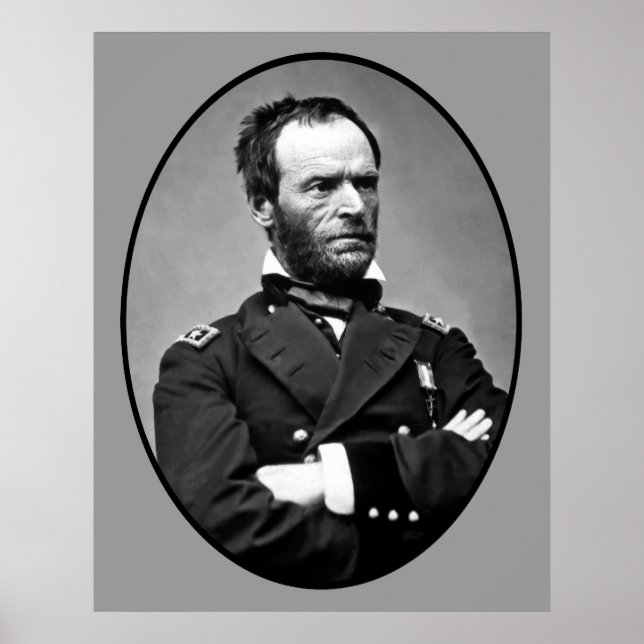 General William Tecumseh Sherman Poster (Vorne)