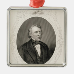General Zachary Taylor Silbernes Ornament