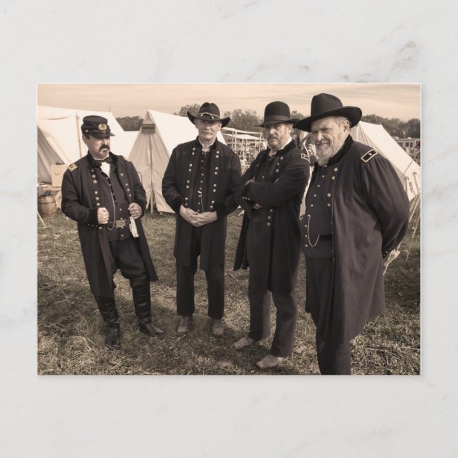 Generäle der Gewerkschaft der Postkarte des Zivile (Vorderseite)