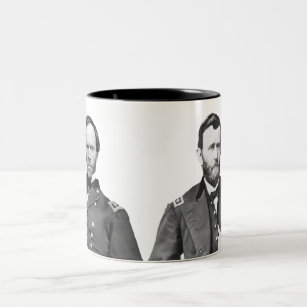 Generäle Sherman und Grant Zweifarbige Tasse