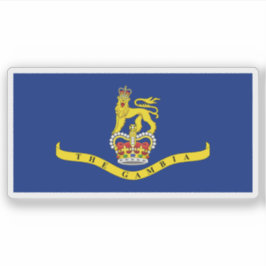 Generalgouverneur der Flagge Gambias (1965-1970) Aufkleber