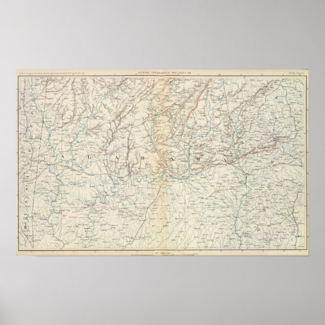 Generalkarte XIII Poster (Vorne)