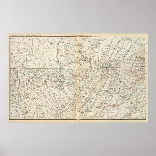 Generalkarte XIV Poster (Vorne)