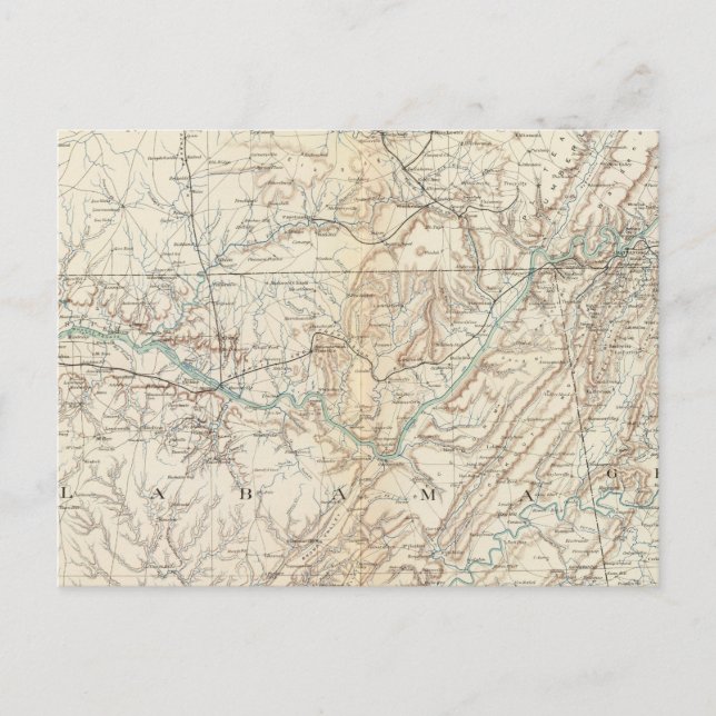 Generalkarte XIV Postkarte (Vorderseite)