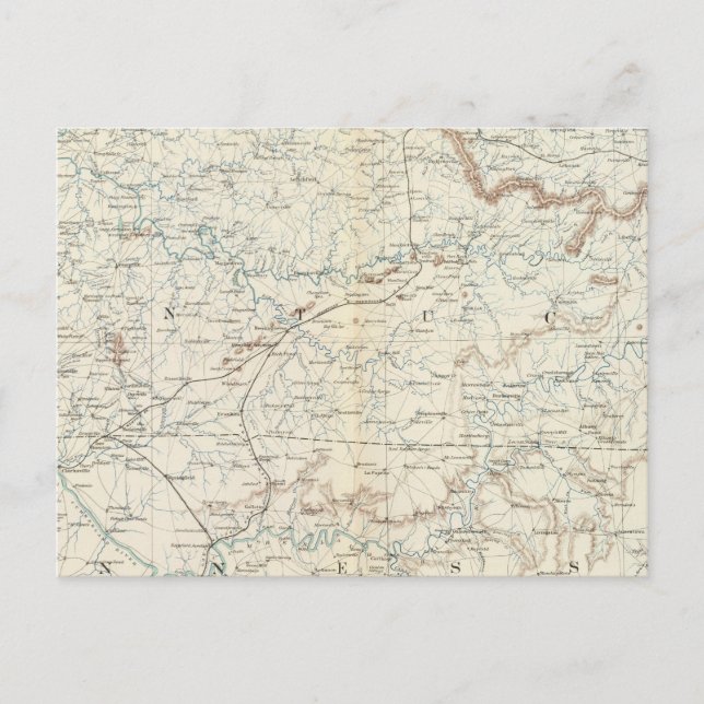 Generalkarte XV Postkarte (Vorderseite)