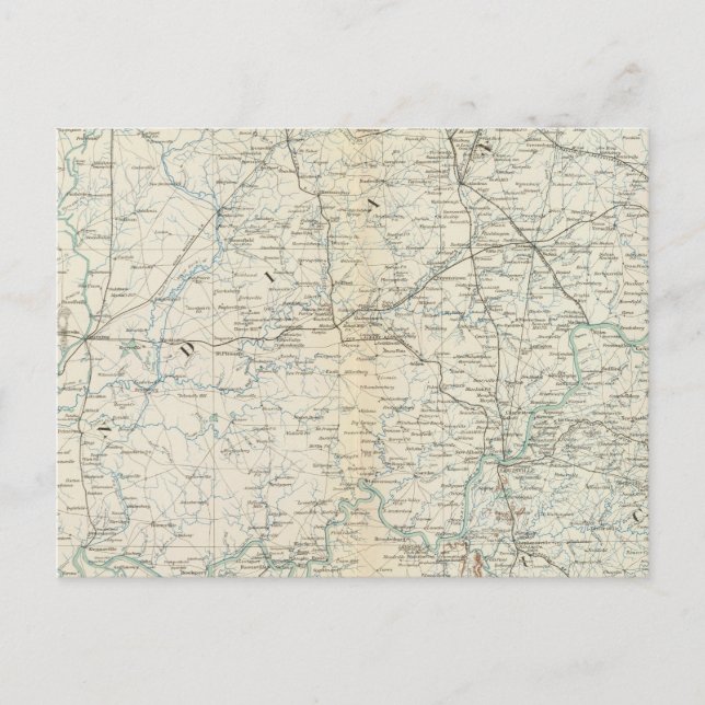 Generalkarte XVI Postkarte (Vorderseite)