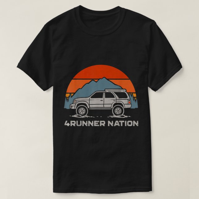 Generalleutnant 4Runner Heritage Sunset Vibes 4Run T-Shirt (Design vorne)