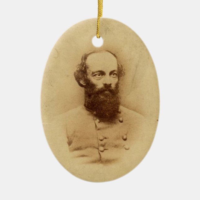 Generalleutnant Edmund Kirby Smith Keramik Ornament (Vorne)