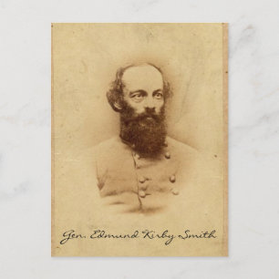 Generalleutnant Edmund Kirby Smith Postkarte