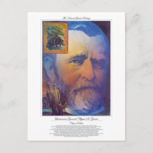 Generalleutnant Ulysses Grant Citizen Soldier Postkarte