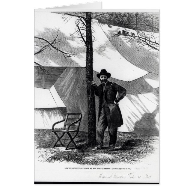 Generalleutnant Ulysses S. Grant (Vorne)